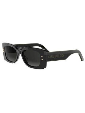 NEW DIOR DiorPacific S1U 16A1 Black Square Sunglasses 53mm